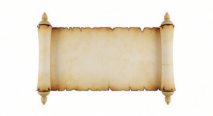 Old parchment scroll