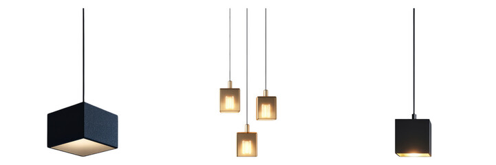 Stylish modern pendant lights with simple and sleek designs for home decor. These lights exude elegance and add a touch of sophistication to any space