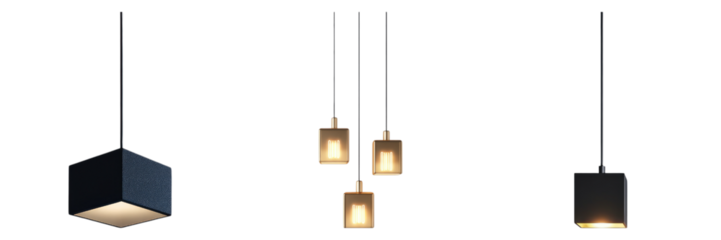Stylish modern pendant lights with simple and sleek designs for home decor. These lights exude elegance and add a touch of sophistication to any space