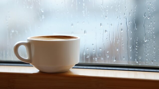 cup of coffee on a table - Powered by Adobe