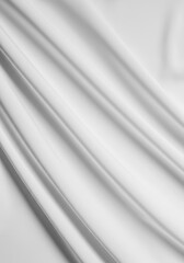 Obraz premium Universal, clean white backdrop featuring deep wrinkles, folds, and creases. Provides excellent copy space and a dynamic surface effect ,bright ,abstract ,texture