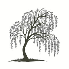 Willow Tree (Hanging Leaves)