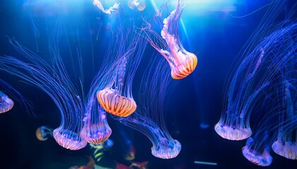jellyfish in aquarium