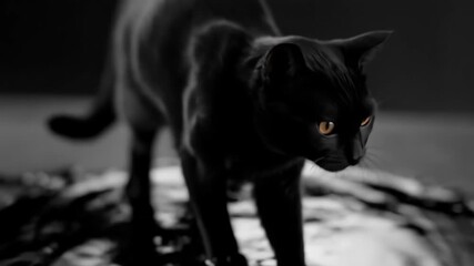 Liquid surface showing an abstract face emerging from ripples and splashes in monochrome, exploring themes of pareidolia, water movement, and surreal imagery