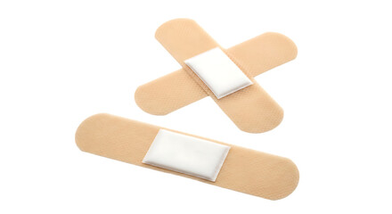 Close-up of Adhesive Bandages Essential First Aid Supplies for Minor Cuts and Wounds