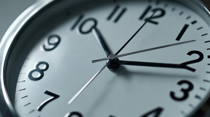 Analog Clock with a Frozen Second Hand