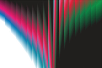 Vibrant abstract digital art with streaks of pink blue and green against a dark background