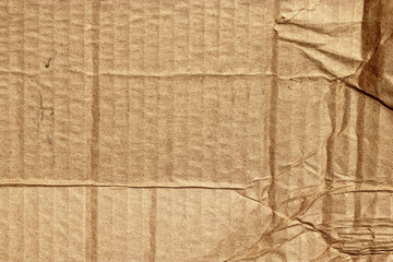 Fondo o textura de papel de cartón artesanal