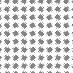 Seamless pattern of gray spiky shapes