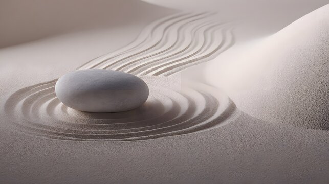 Serene Japanese Zen garden art evokes balance tranquility a meditative calm landscape design