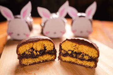 Chocolate Bunny Cake Sandwiches