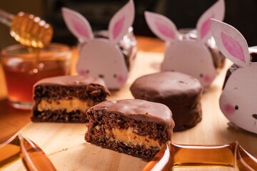 Chocolate Bunny Cake Sandwiches