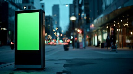 traffic sign on the street in night