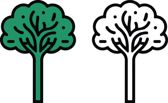 unique tree logog