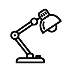 Illuminating desk lamp, a symbol of productivity