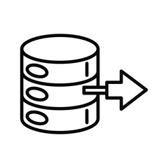 Database export and data transfer from a single server