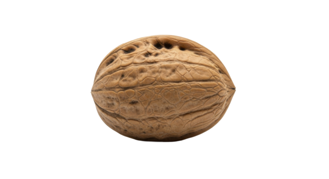  Whole walnut in shell for new year winter holidays healthy food natural ingredient on a transparent background PNG file