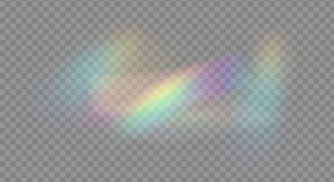 Png crystal rainbow, prism rainbow light, abstract jewelry reflex prism, transparent flare glowing glass overlay light png, diamond spectrum effect sparkle