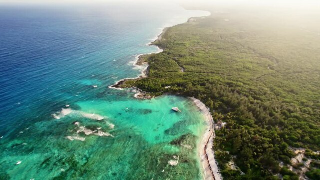 Playa Zuri, Riviera Maya Mexico, Xpu-ha Drone