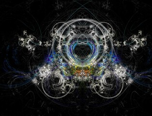 Imaginatory fractal abstract background Image