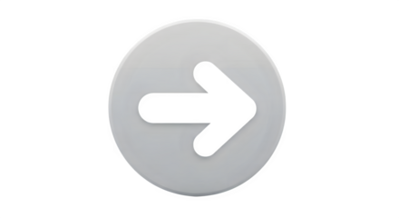 White arrow inside a grey circle