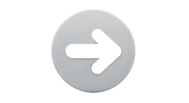 White arrow inside a grey circle