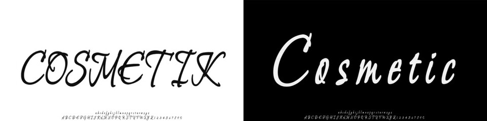 signature Font Calligraphy Logotype Script Brush Font Type Font lettering handwritten