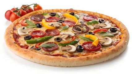 Deluxe Supreme Pizza with Fresh Ingredients