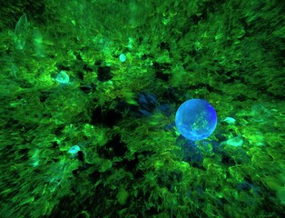 Imaginatory fractal abstract background Image