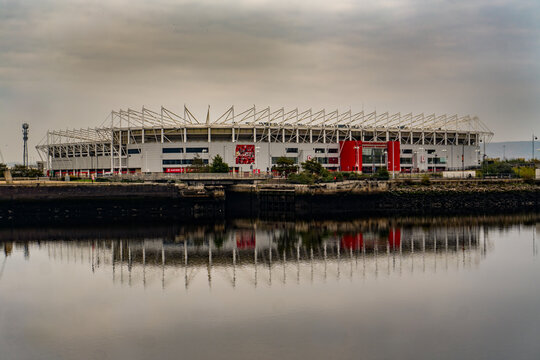 The Riverside Stadium, home of Middlesbrough FC in North Yorkshire, UK