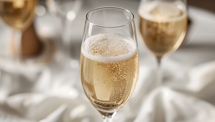 Bubbles in the Light, a Dance of Golden Hues and Delicate Glass Structures.