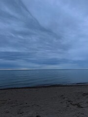 On a Beach by the Lake