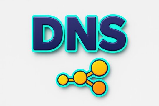 Dynamic DNS infrastructure symbolizing advanced networking concepts featuring colorful elements that represent data sharing and digital connectivity dynamics captured with clarity