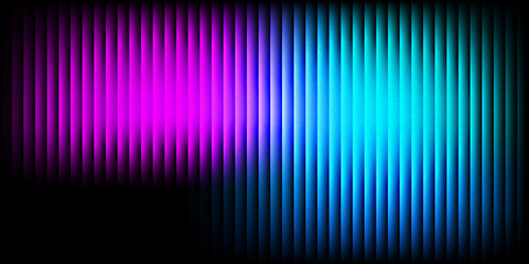 Vibrant abstract neon gradient with vertical striped light texture background art