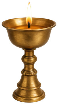 Dipa Traditional Tibetan Butter Lamp for Meditation and Rituals
