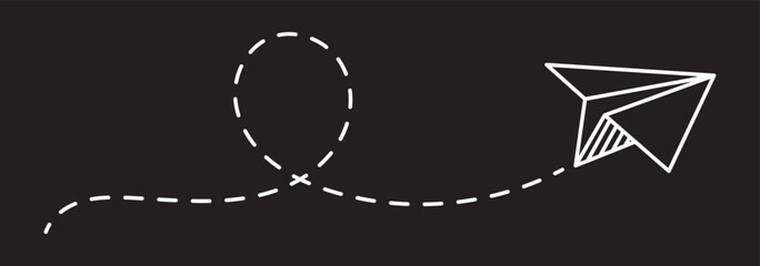 Hand drawn doodle paper plane collection. Vector set of flying origami airplane sketch icons. Latest telegram logo icon set. telegram icons collection. Social Media Network symbol. Paper Plane sign