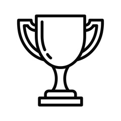 A trophy cup icon, a symbol of success and victory