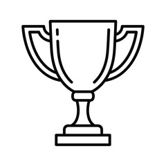 Illustration of a trophy cup, symbol of victory