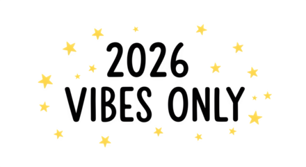 A whimsical collection of glowing yellow stars scattered around a dark central space isolated on transparent background