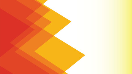 Modern Abstract Background with Overlapping Transparent Orange and Red Geometric Square Shapes.