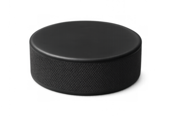 Ice hockey puck for competitive winter sport playing