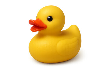 Yellow rubber duck toy for children bathing concepts