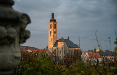 St. James Church in Kutná Hora at Sunset