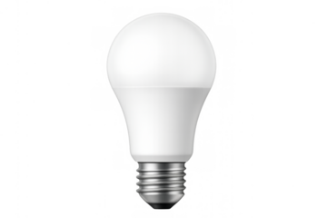 Led light bulb representing energy saving concept