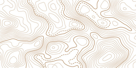 Topographic gold luxury map background. Geographic abstract pattern. The topo contour or wallpaper.Abstract outline grid.