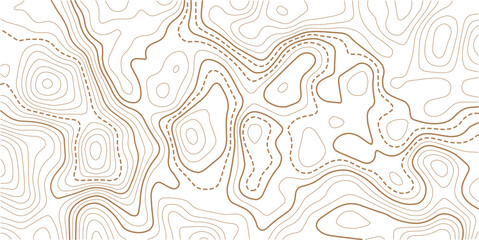 Topographic gold luxury map background. Geographic abstract pattern. The topo contour or wallpaper.Abstract outline grid.