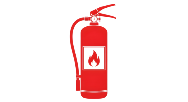Red fire extinguisher icon