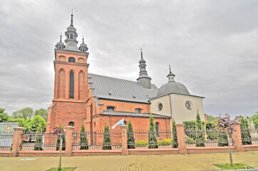 Church of the Exaltation of the Holy Cross in Zwoleń with the tombstone of poet Jan Kochanowski, Poland
