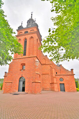 Church of the Exaltation of the Holy Cross in Zwoleń with the tombstone of poet Jan Kochanowski, Poland