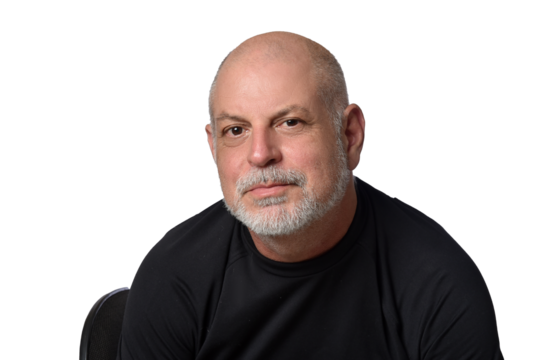 portrait adult man bald white beard face expression happy thoughtful male model gentleman in black clothes image.